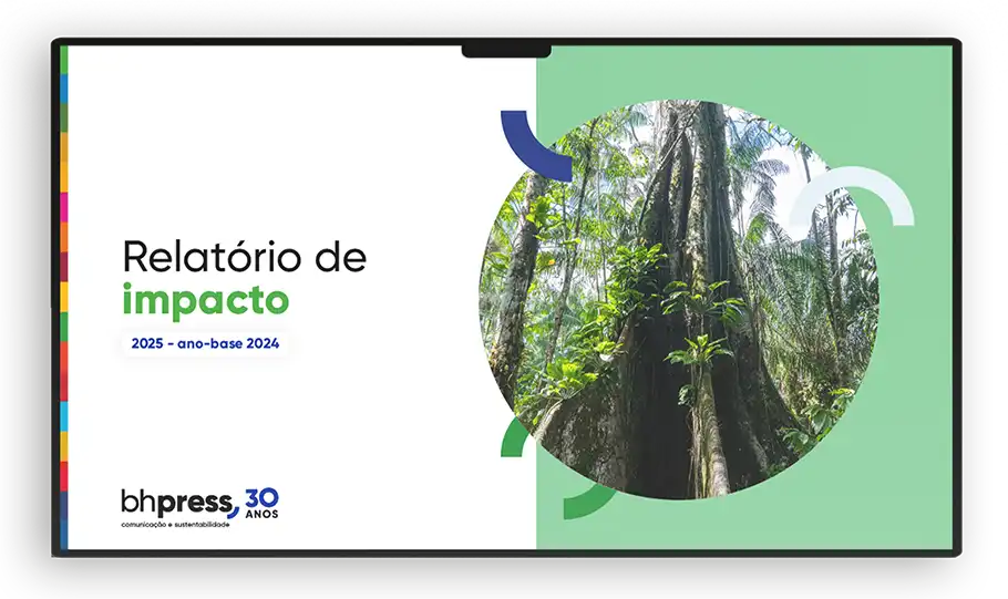 Capa do Relatório de Impacto BH Press 2025